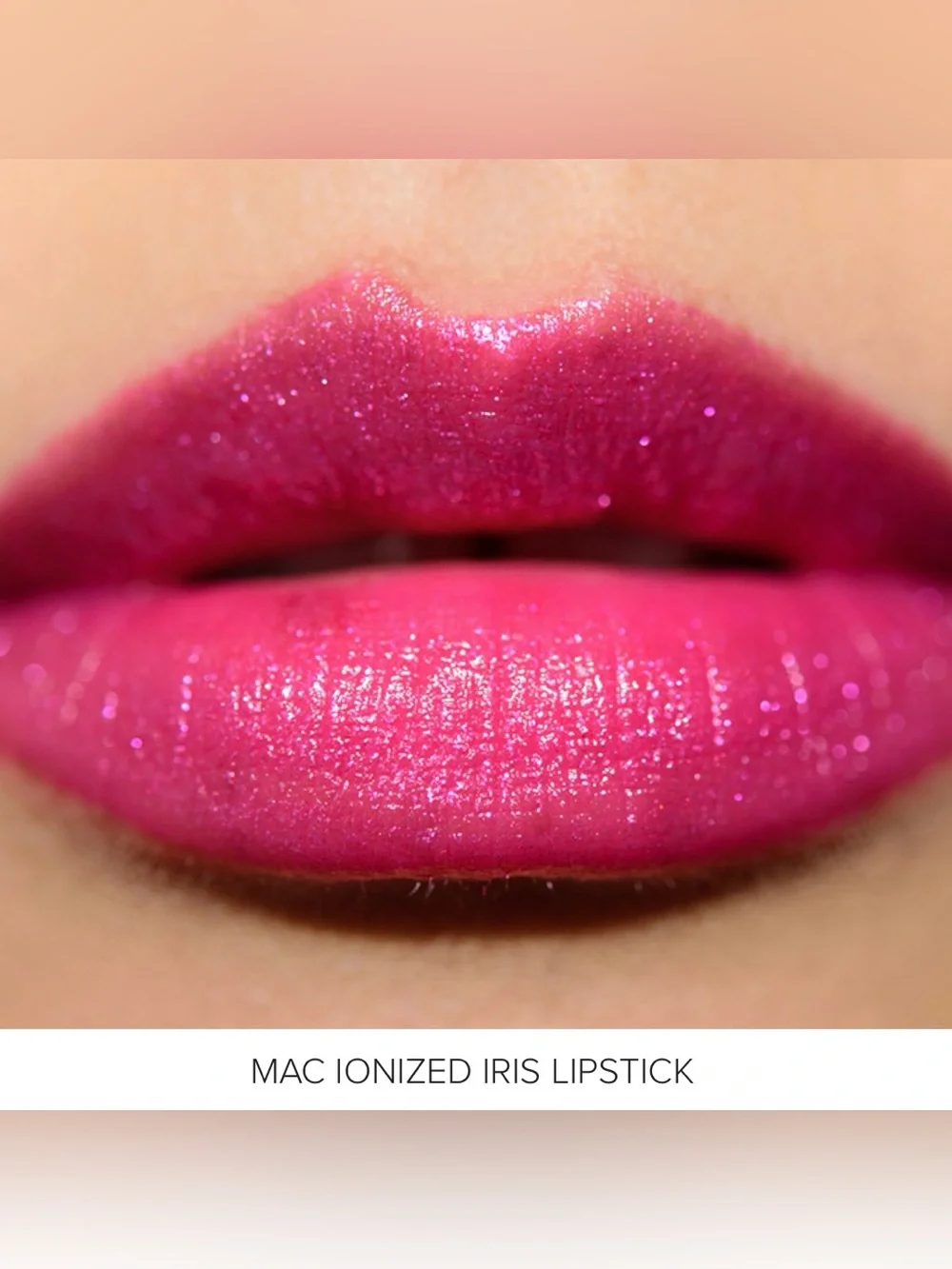 MAC Cosmetics Metallic Lipstick *IONIZED IRIS* Extra Rare LE Bright Magenta BNIB